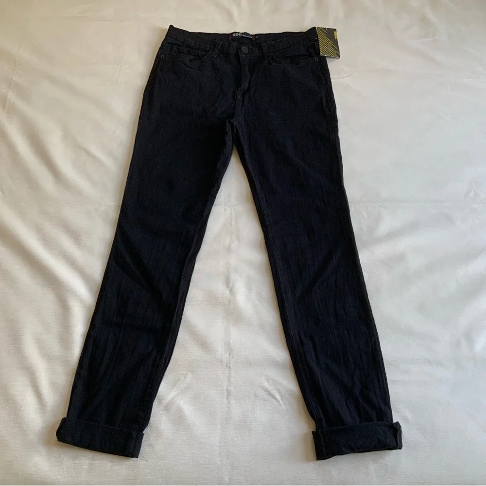 BDG High Rise Cigarette Jeans in Black